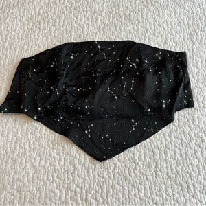 ✨ G Women’s Black Constellation Crop Bandeau Top Small